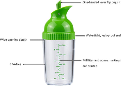 Salad Dressing Shaker Container