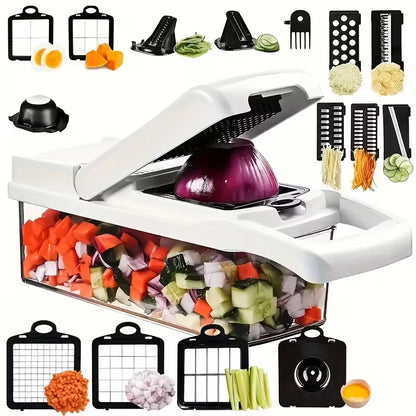 The Ultimate All-In-One Vegetable Chopper & Veggie Slicer