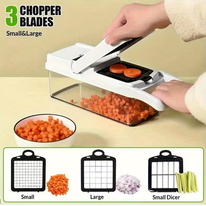 The Ultimate All-In-One Vegetable Chopper & Veggie Slicer