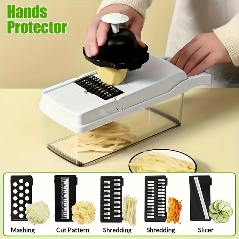 The Ultimate All-In-One Vegetable Chopper & Veggie Slicer